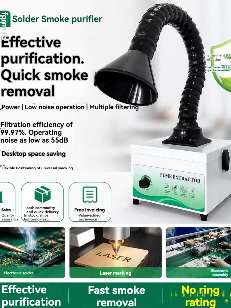 Industrial Laser Welding Iron - Penyerap Asap Solder Mini – Penyedot