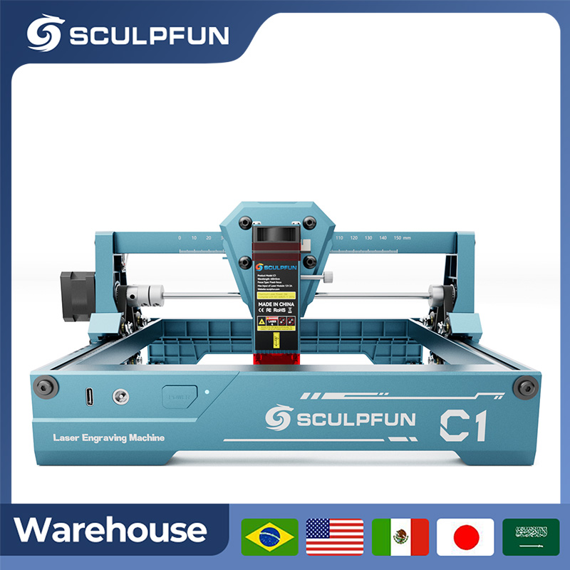 Industrial Laser Cutting - Sculpfun 3W C1 Mini Mesin Pengukir
