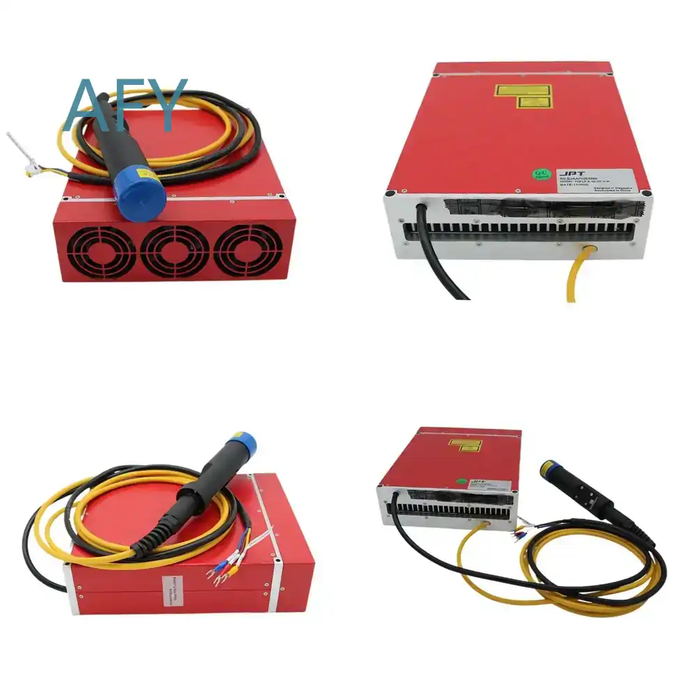Industrial Laser Marking Machine - Sumber Laser Serat Berdenyut Q-switched 1064nm