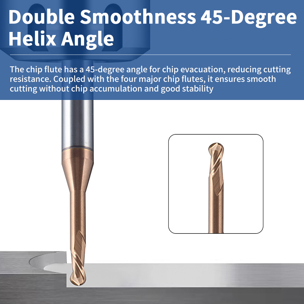 VACK H55 2F Solid Carbide Ball - Cnc Router Bit ulasan dan harga