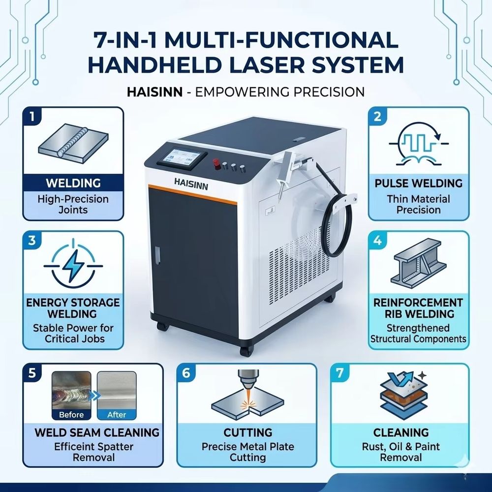 Mesin Las Serat Optik Genggam  - Industrial Handheld Laser Welding Machine ulasan dan harga