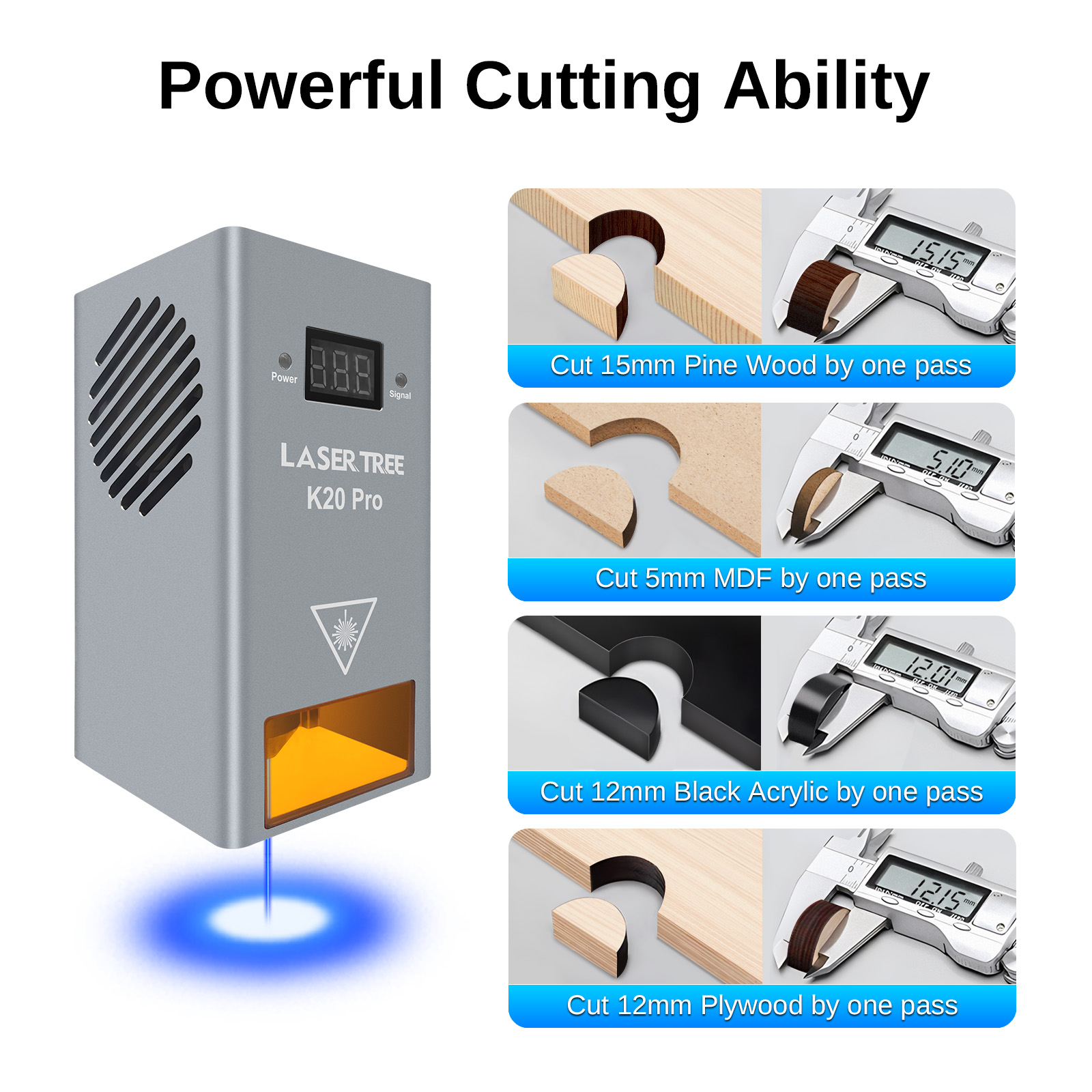 LASER Pohon 20W Daya Optik Las - Industrial Laser Cutting ulasan dan harga