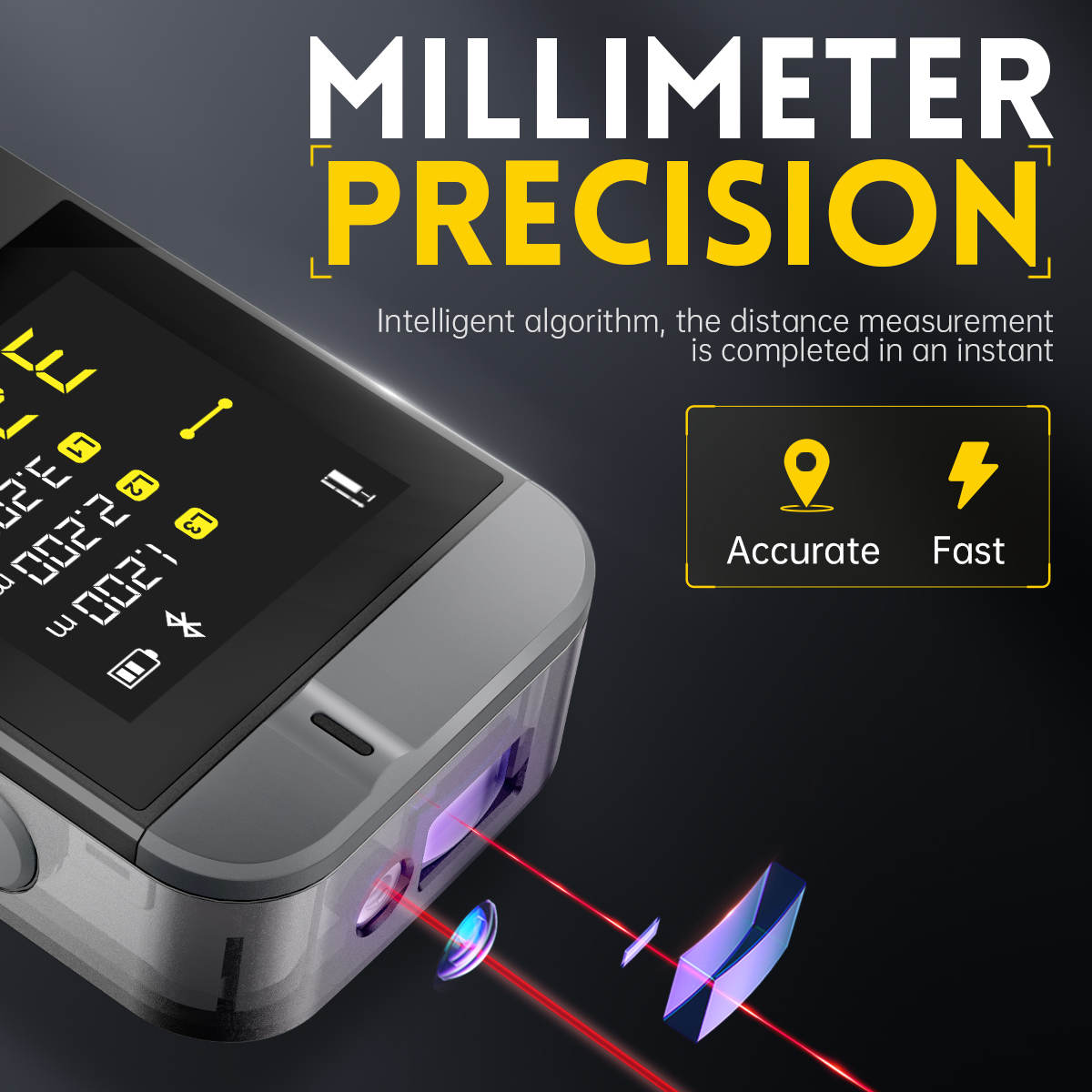 FNIRSI IR40 Pengukur Pita Lase - Industrial Laser Distance Sensor ulasan dan harga