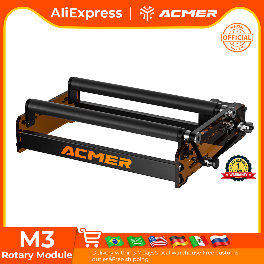 Rol Putar Laser ACMER M3 360 ° - Industrial Laser Cutting ulasan dan harga