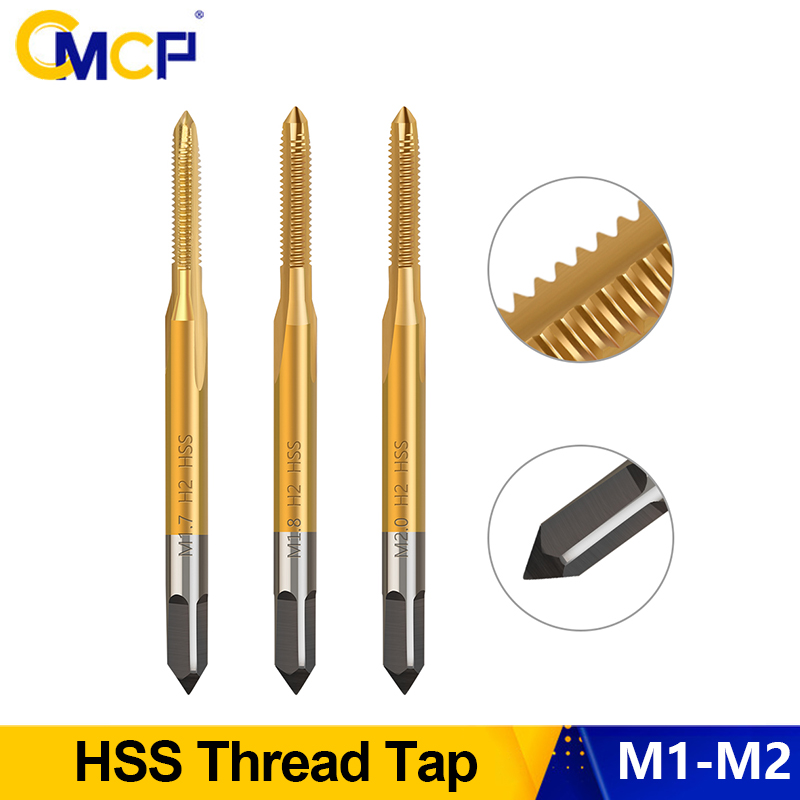CMCP 1pc Tap Mesin HSS Titaniu - Cnc Router Bit ulasan dan harga