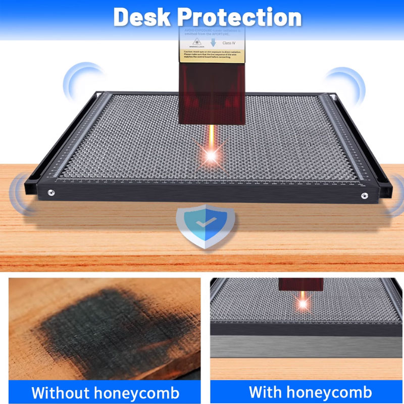 Meja Kerja Sarang Lebah Laser  - Honeycomb Laser Bed ulasan dan harga